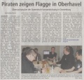 2011 10 8 Oranienburger Generalanzeiger Piraten zeigen Flagge in Oberhavel.jpg